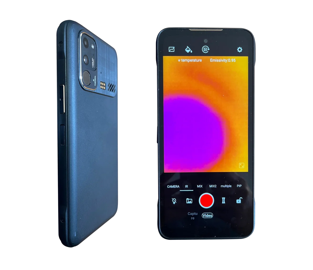 ACU-S1 Smart Thermal Camera with smartphone