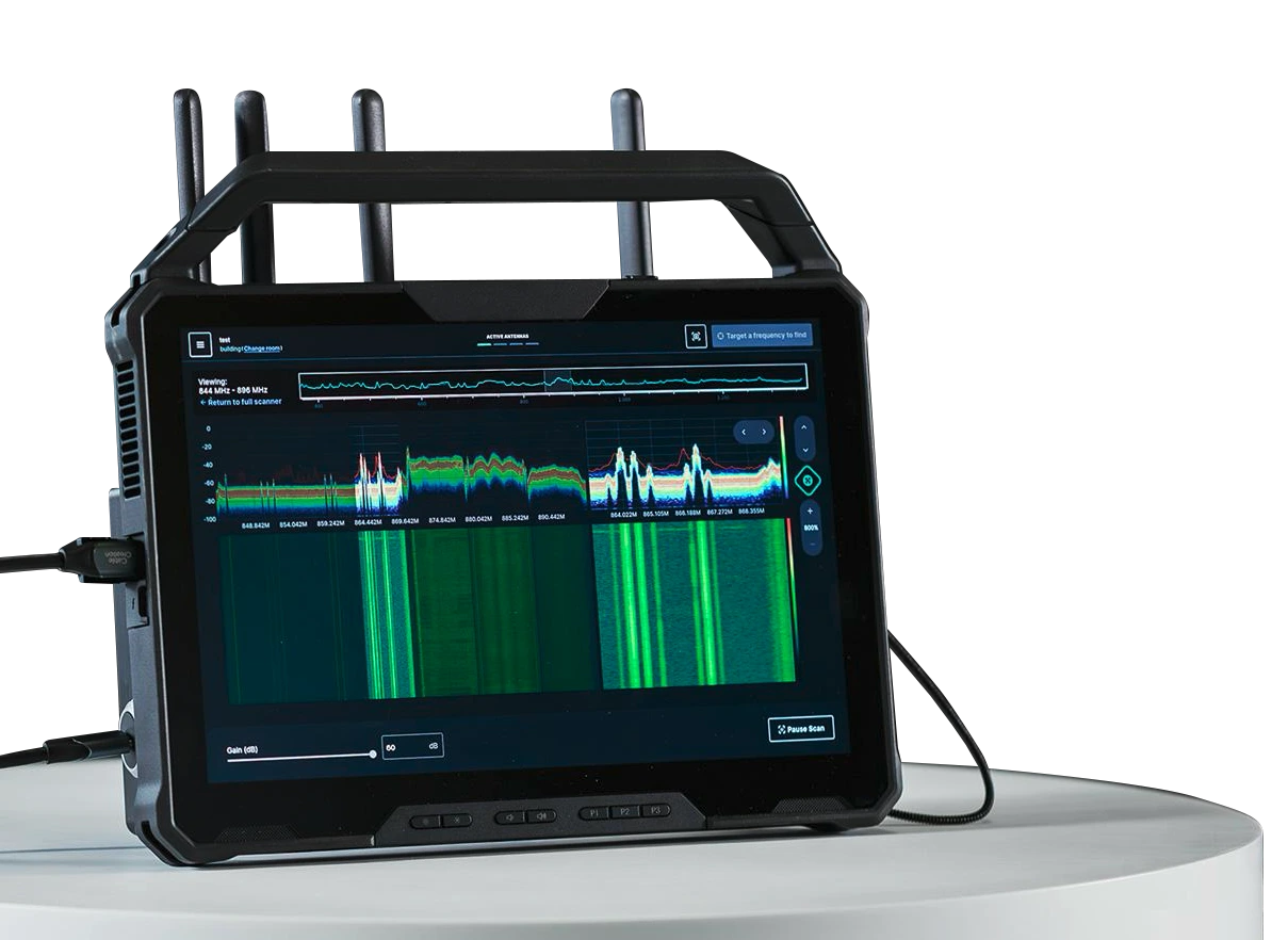 Dark Compass interface showing signal analysis