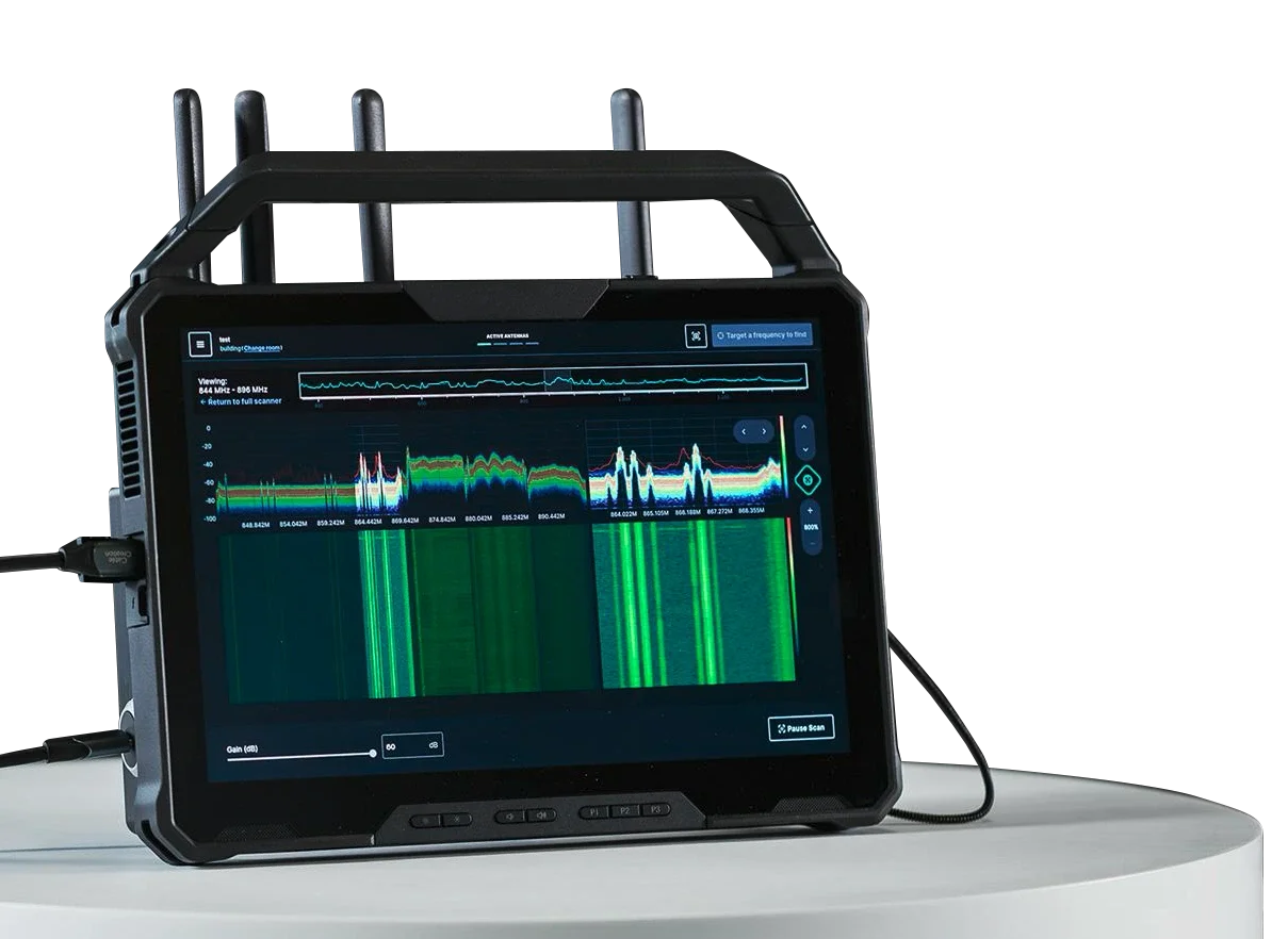 Dark Compass interface showing signal analysis