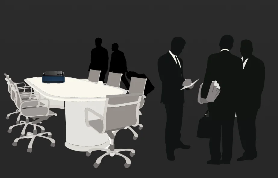 SAFE-4 protecting a confidential boardroom meeting