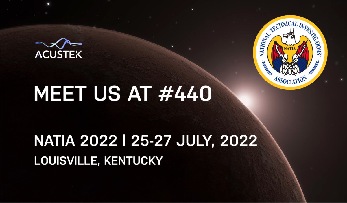 ACUSTEK is pleased to announce will be exhibiting at #NATIA2022